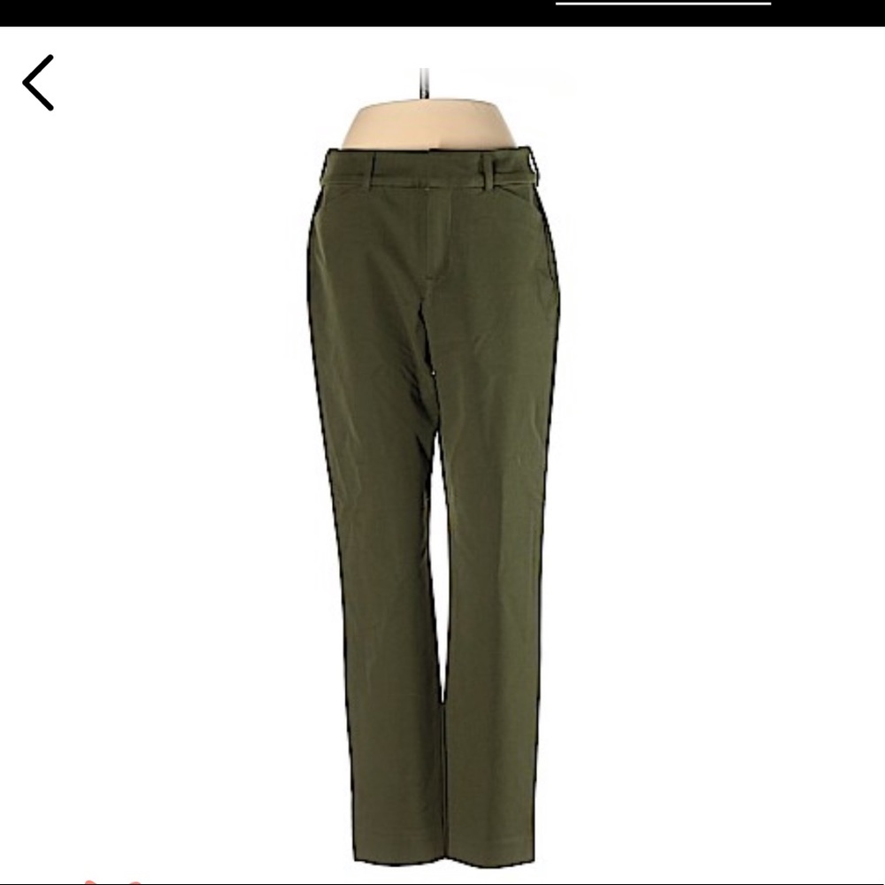 green khaki pants